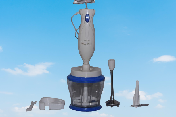 GLP Magic Combo - Hand Blender-cum- Chopper 300 WATTS BLACK & WHITE. MODEL NO. G-MCHBCoW-26.